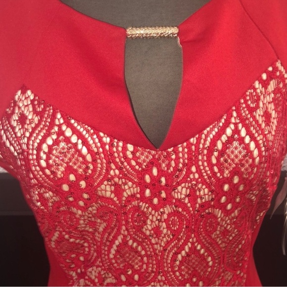 NWT JAX RED LACE DRESS - Picture 2 of 8
